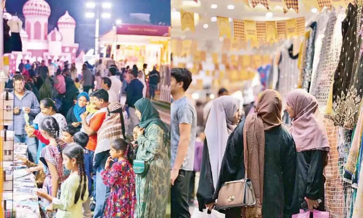 Ramzan shoppers flock in droves to bustling expos across Hyderabad