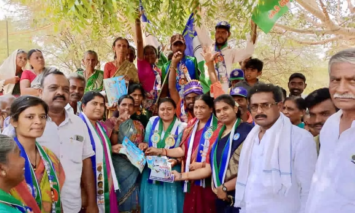 Election campaign held in support of TN Deepika in Hindupur constituency