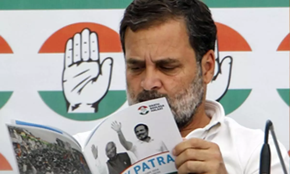 Rahul seeks feedback on Congress manifesto