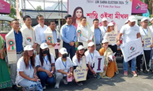 EC launches signature campaign to boost voter turnout in Manipur