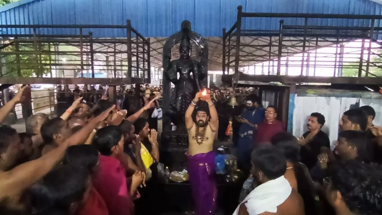 Shani Trayodashi celebrations at Shaneswara Temple