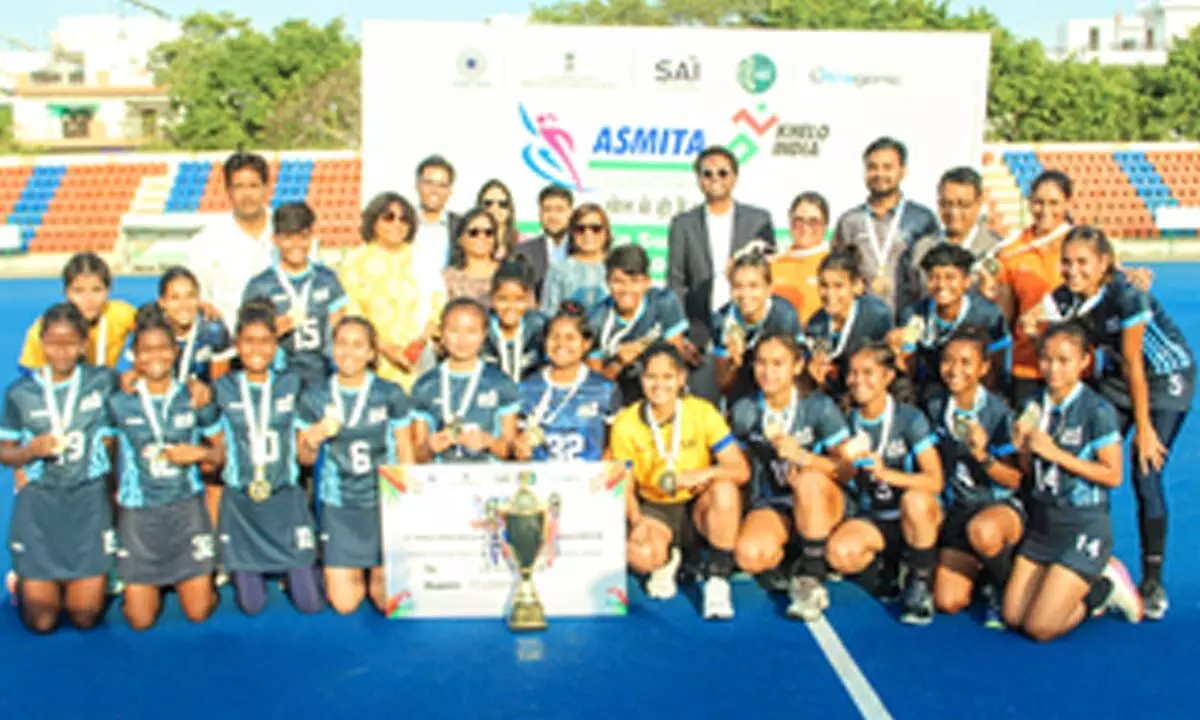 SAI Shakti Team crowned champion of Sub-junior Womens Hockey League