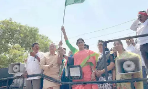 Kadapa: Sharmila launches poll campaign with attack on ‘killer’ cousin