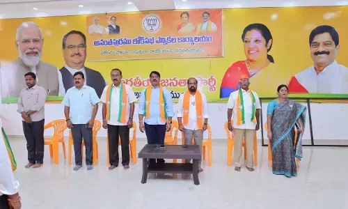 Satya Kumar Yadav participates in BJP foundation day celebrations in Dharmavaram