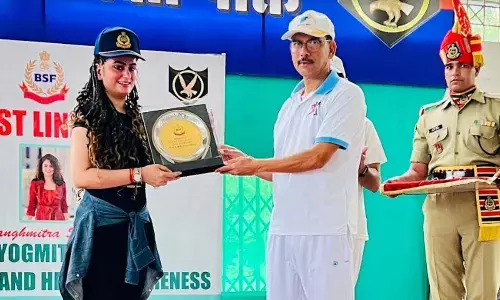 Sanghmitra Singh collaborates with BSF Commandos to Enhance Physical and Mental Readiness