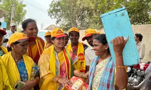 NDA candidate Julakanti Brahma Reddy wife announced sops to women