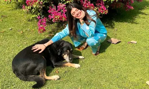 Sanjana Sanghi embraces nature’s tranquility