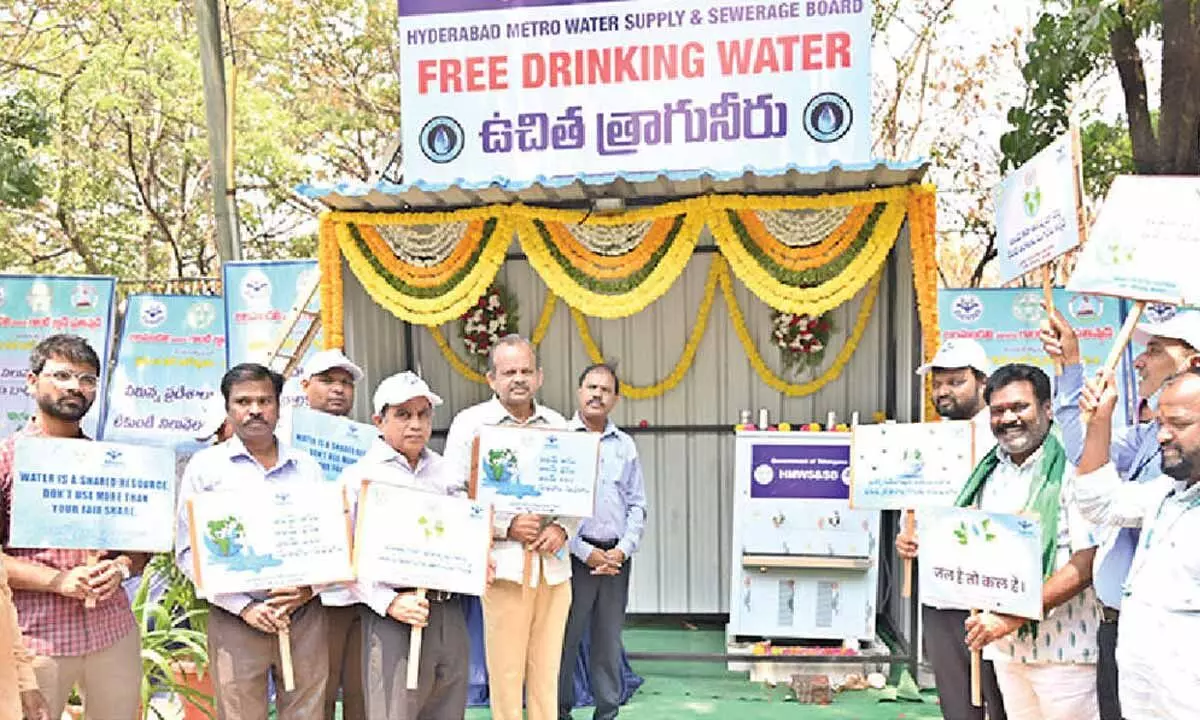 HMWSSB sets up water kiosks