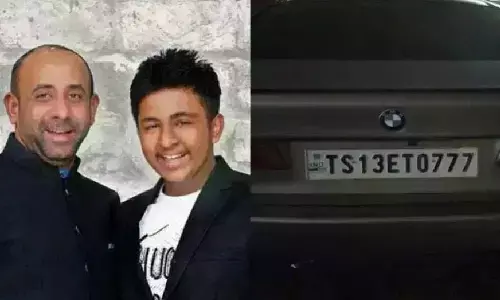 Bodhan Ex- MLA son arrested at Hyderabad Airport