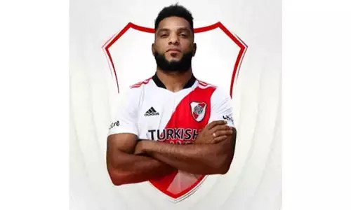 Borja fires River Plate within sight of quarterfinals in Argentinas Primera Division