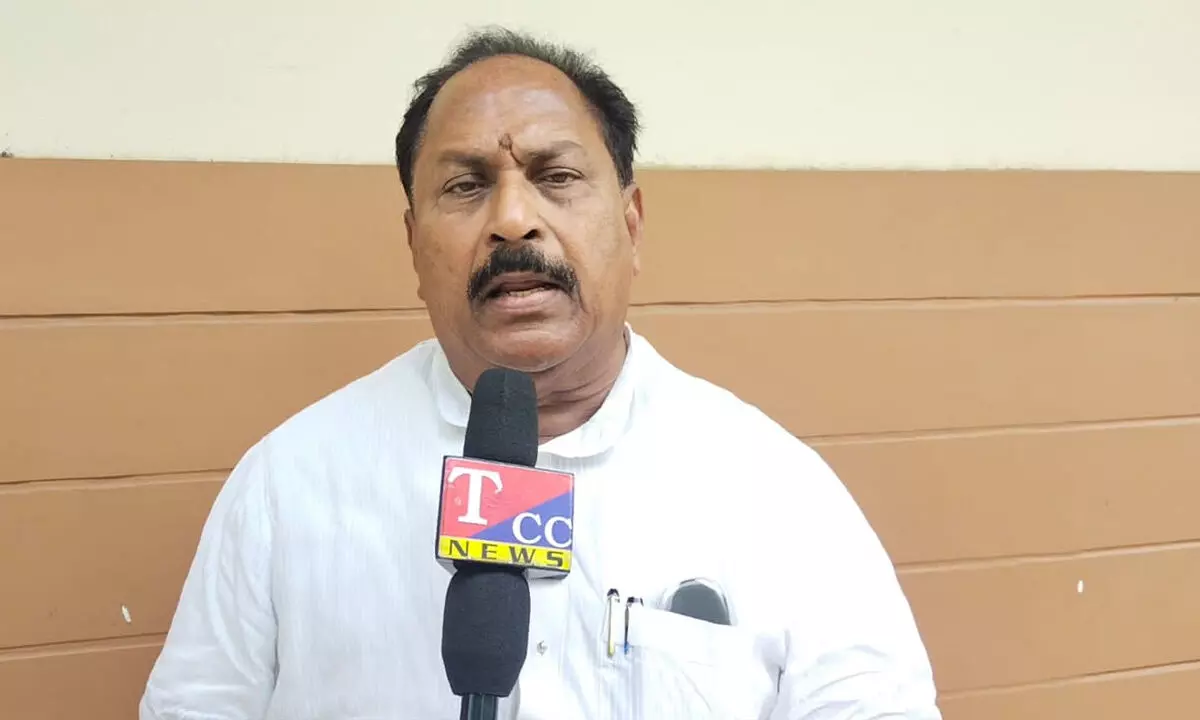 Kottu Satyanarayana accuses NDA alliance in AP of hindering development of Tadepalligudem