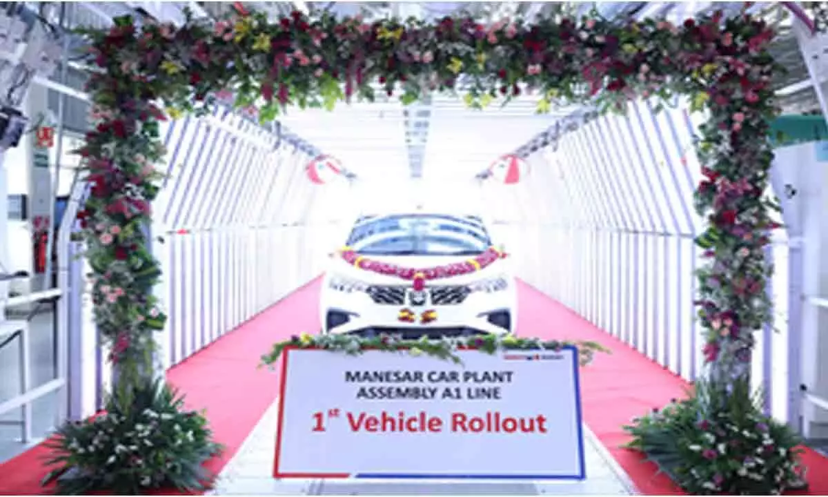 Maruti Suzuki India’s new vehicle assembly plant starts rolling out cars