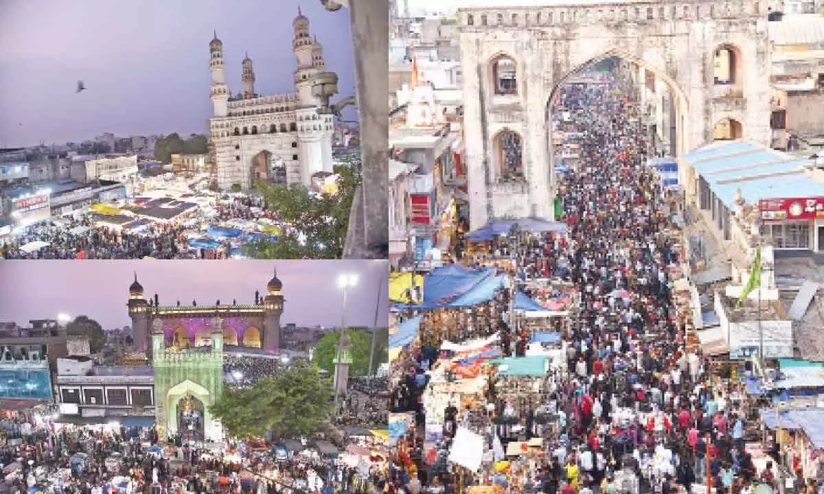 Hyderabad: Shopping Reaches Crescendo On Eid Eve