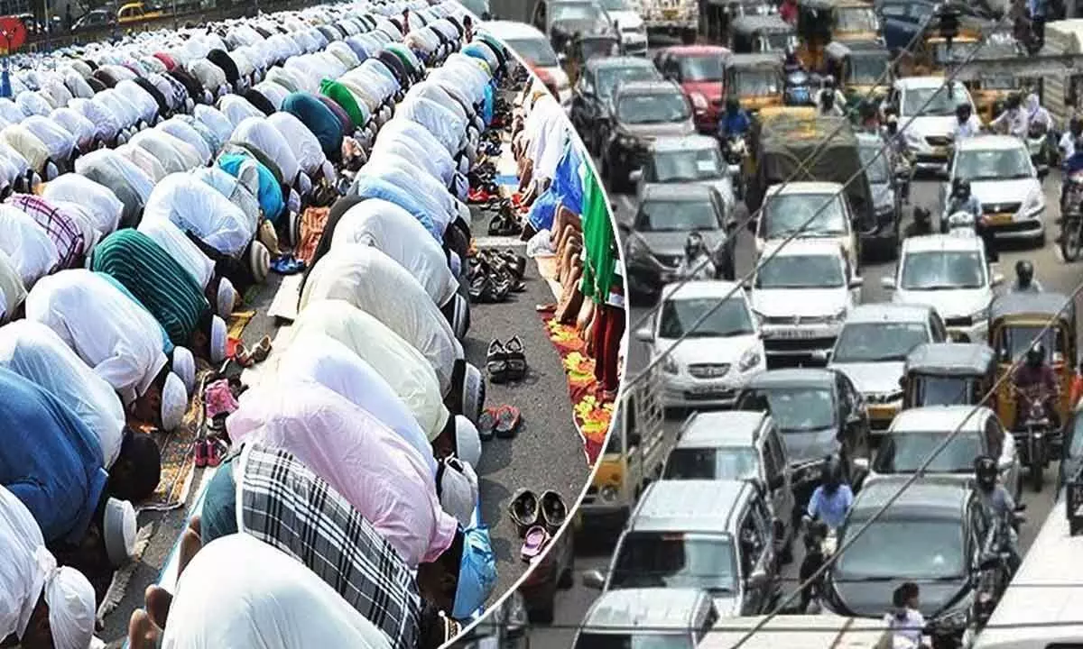Hyderabad traffic police issues advisory for Eid-ul-Fitr prayers