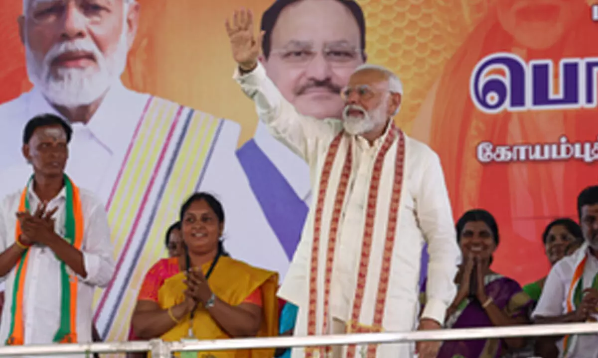 DMK-Cong founded on discrimination and division, aim to get rid of me: PM Modi in Coimbatore