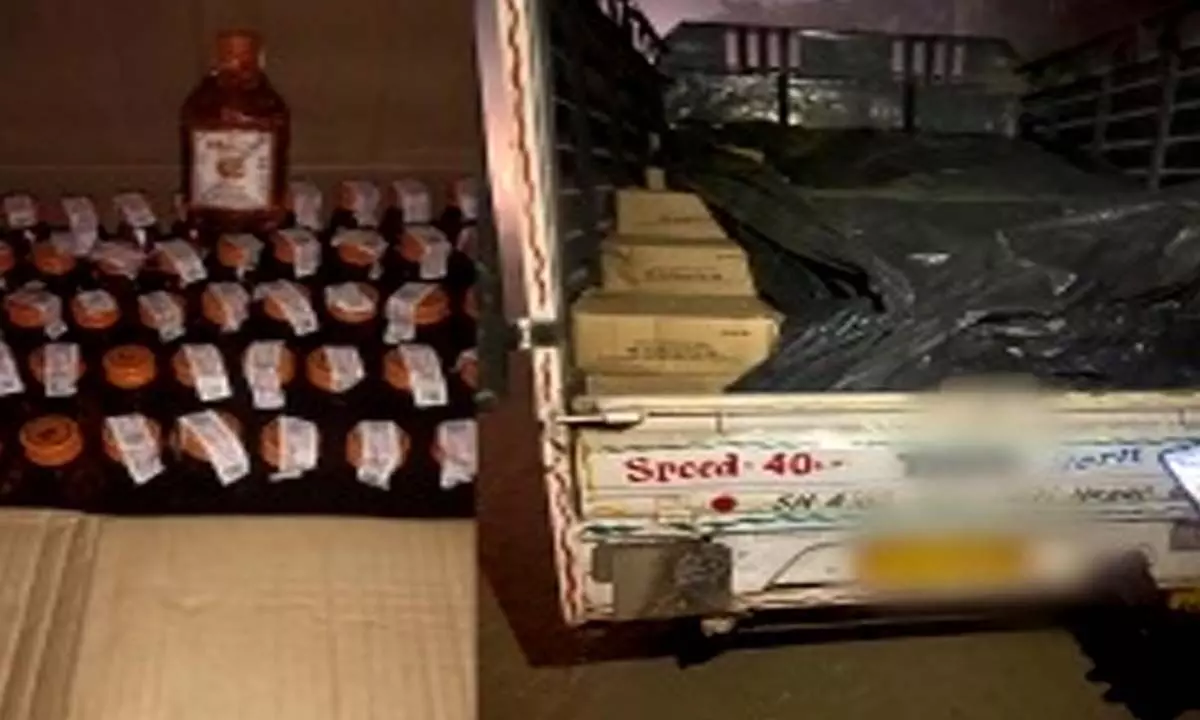 Liquor valued at Rs 42 lakh seized at Goa border