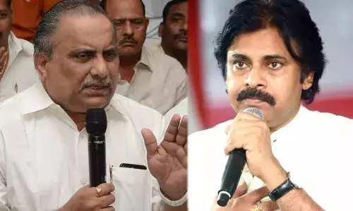 Mudragada Padmanabham dares Pawan to directly speak about him