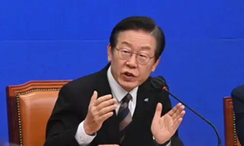 S. Koreas opposition party leads exit polls in parliamentary elections