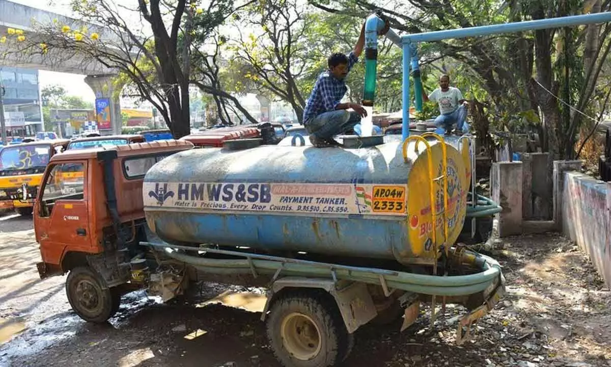 Hyderabad: City records sharp spike in water tanker demand