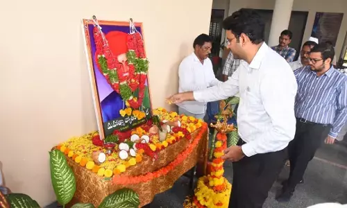 Phule is role model for all says DC BM Santhosh