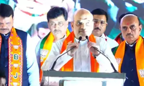Amit Shah tears into fake Sena, NCP, half-hearted Congress at Maha rally