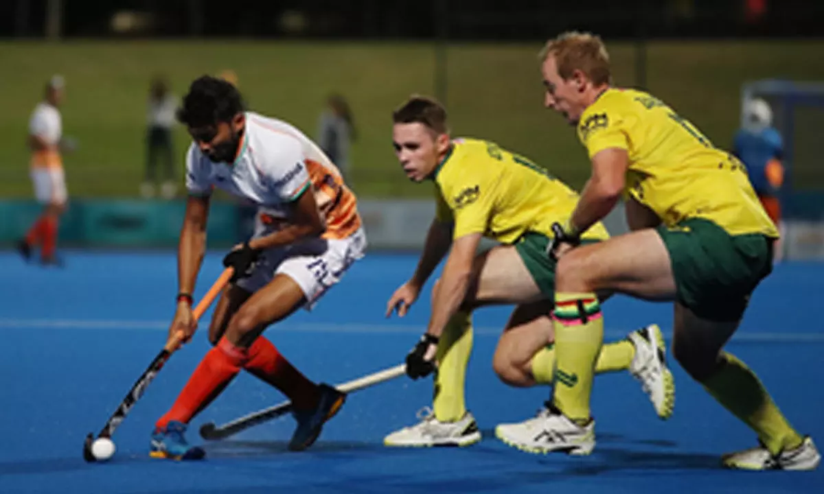 Indian mens hockey team goes down 1-3 against Australia in fourth match of test series