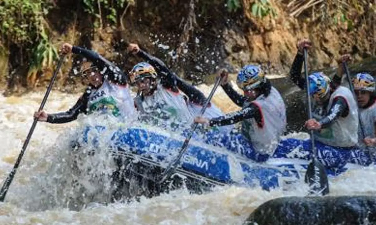 J&K: Water rafting event held in Doda for youth voters