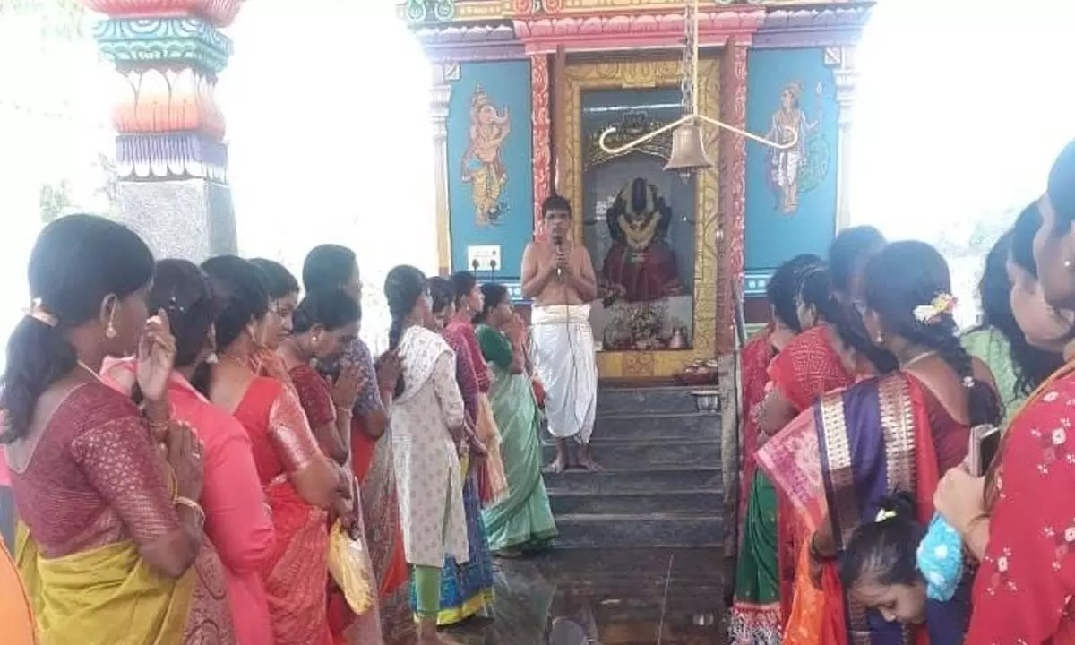 Special poojas at the glorious Santoshimata temple