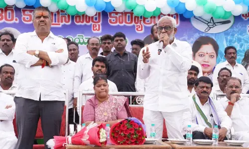 YV Subba Reddy inaugurates new YSRCP office in PM Palem