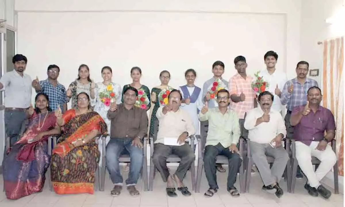 Visakhapatnam: Parents, students get into celebration mode