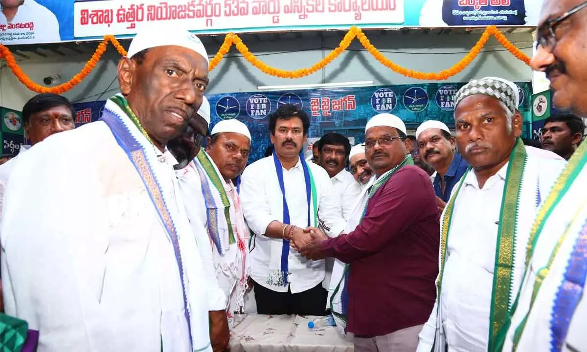 Several Muslim leaders join YSRCP in Visakhapatnam