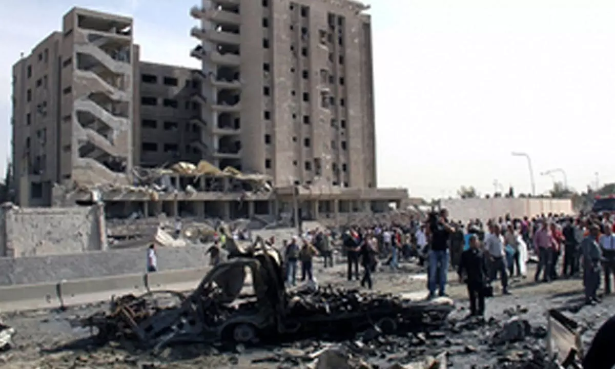 Blast shocks Damascus, inflicts property damage