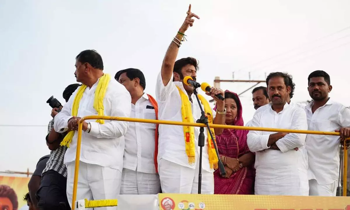 Nandamuri Balakrishna delivered a scathing attack on the YS Jagan Mohan Reddy