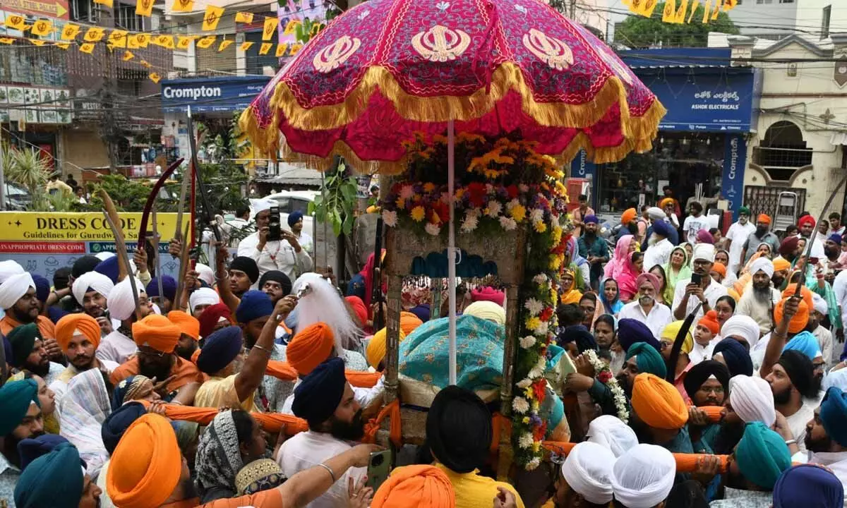 Hyderabad: Festive fervour marks Sikhs’ ‘Khalsa Panth’