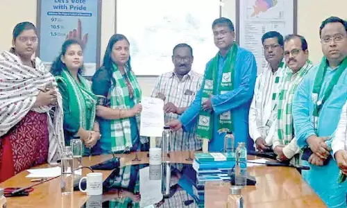 BJD accuses BJP of harassing women workers