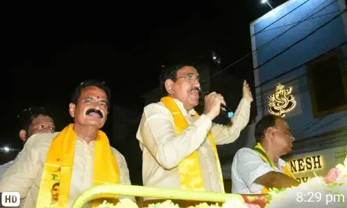 Massive TDP rally in Nellore led by Dr. Ponguru Narayana and Vemireddy Prabhakar Reddy