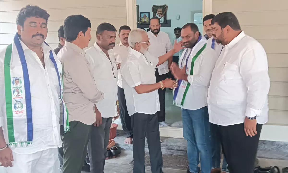 TDP and Jana Sena leaders join YSRCP in Visakhapatnam