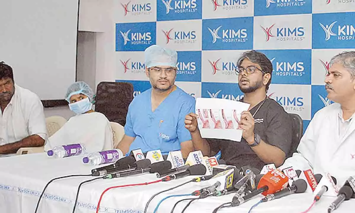 Ongole: Rare surgery to cure swallowing disorder performed at KIMS