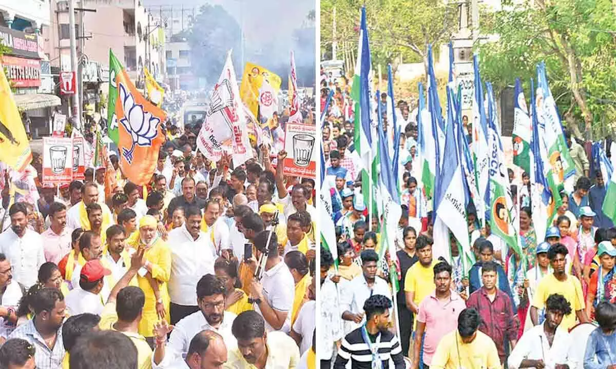 Tirupati: Rising temperature plays spoilsport in campaigning