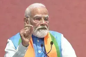 PM Modi Stresses Stability Amid Global Uncertainty At BJP Manifesto Launch