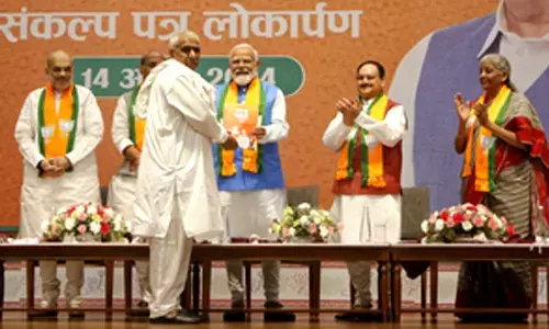 BJP manifesto vows to create more jobs, big push to infra projects to spur growth