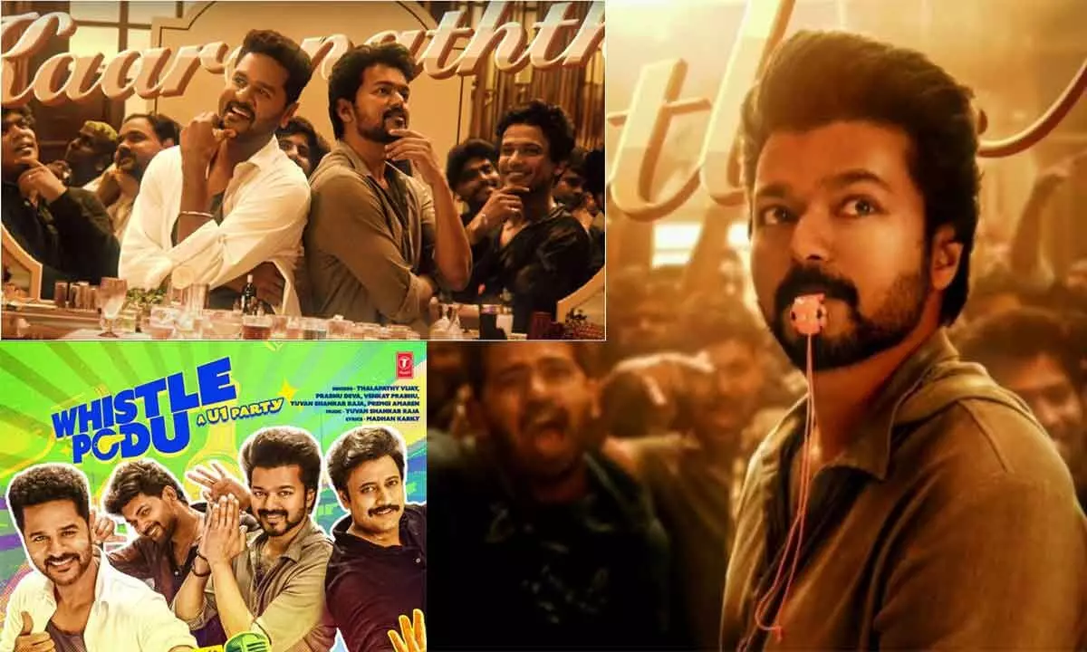 Thalapathy Vijay’s ‘The G.O.A.T’ unleashes energetic first single ‘Whistle Podu’