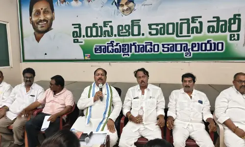 Kottu Satyanarayana holds preparatory meeting for Memanta Siddham in Tadepalligudem