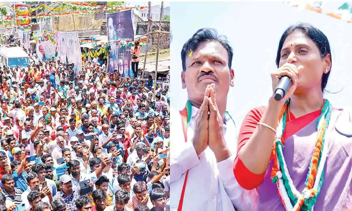 Tirupati: Sharmila lambasts YSRCP govt over rising prices