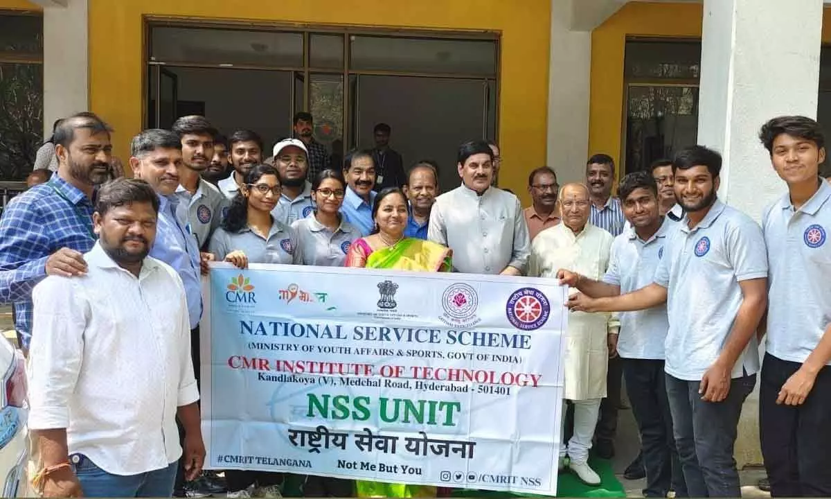 JNTUH NSS unit organises cleanliness programme