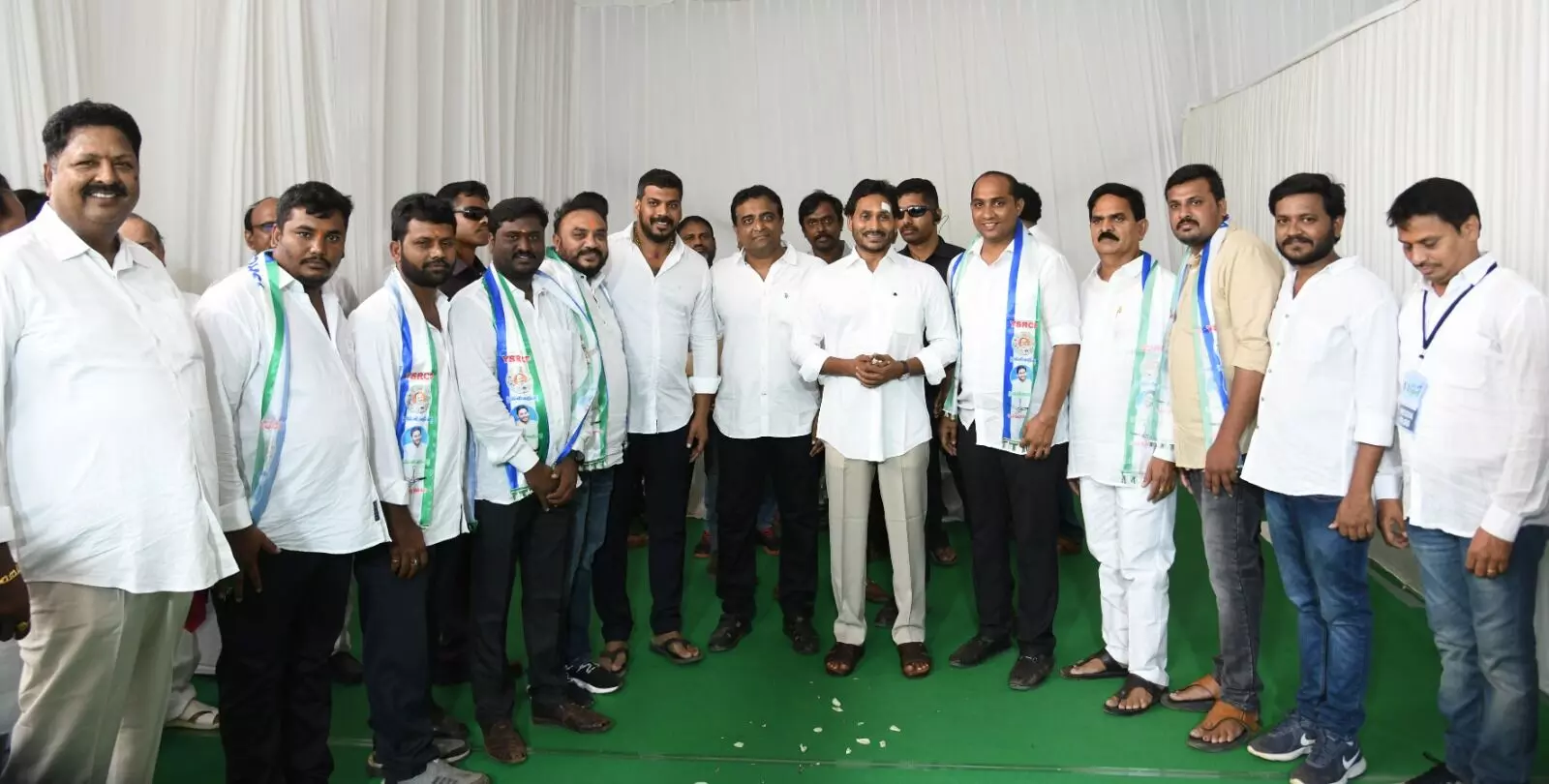 Key Leaders of TDP and Janasena Join YSRCP in Narayanapuram