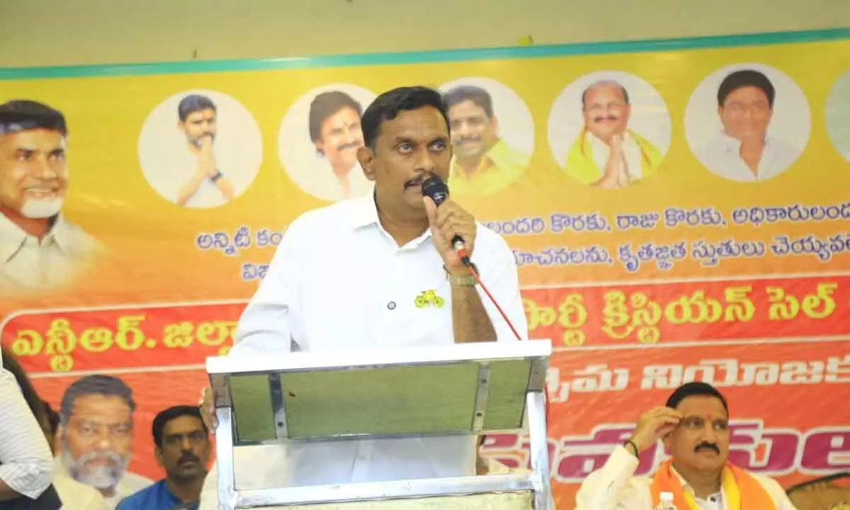 TDP MP Candidate Keshineni Sivanath Urges Unity Across Castes to defeat YSRCP