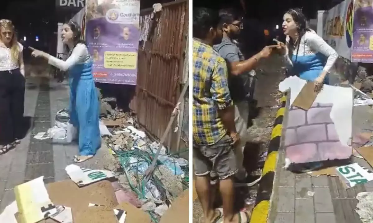Tourists In Keralas Kochi City Accused of Destroying Pro-Palestine Boards