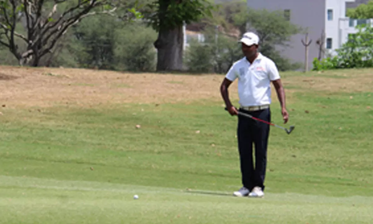 Gurgaon Open: M Dharma fires 67 for two-shot lead on penultimate day