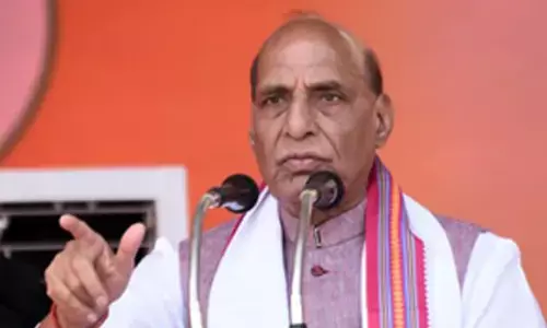 Defence Minister Rajnath Singh slams Congress over appeasement politics